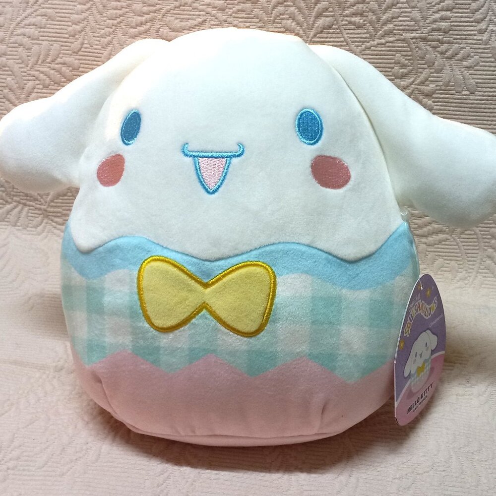 Sanrio x Squishmallows Hello Kitty & Friends Cinnamonroll Checks Plush 9…